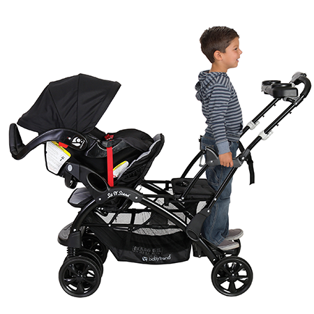 Baby trend sit and cheap stand double stroller onyx