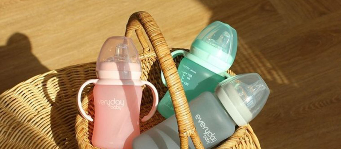 Glass Baby Bottle Dishwasher Safe 240ml - Everyday Baby