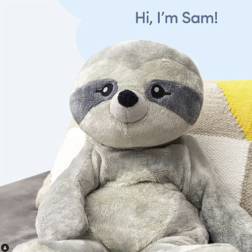 Sam the Sloth Weighted Stuffed Animal – Sensory