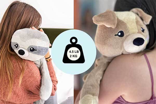 The calming hugs Hugimals weighted for