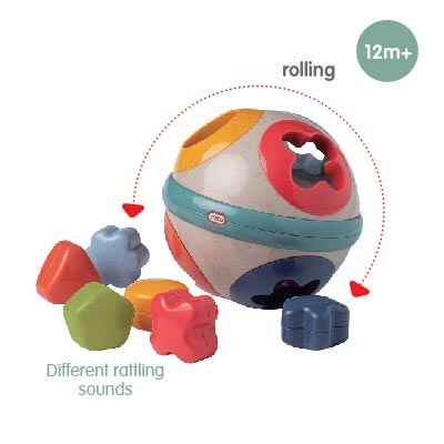 Rolling Ball Shape Sorter Detail Image - Tolo Bio