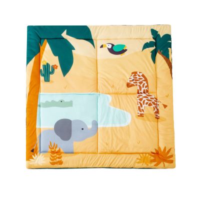 Patchwork playmat reversible - Jungle