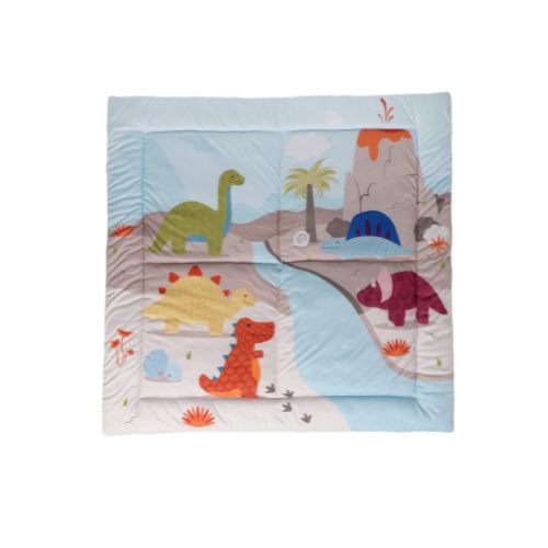 Patchwork Playmat Reversible- Dino