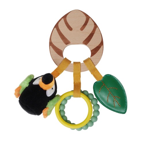 Little Big Friends - Wooden Rattle - Forest