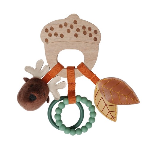 Little Big Friends - Wooden Rattle - Jungle