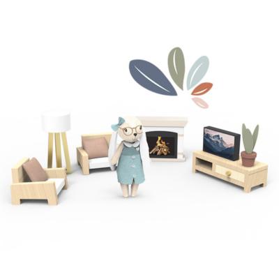 SP4002-Doll House Living Room