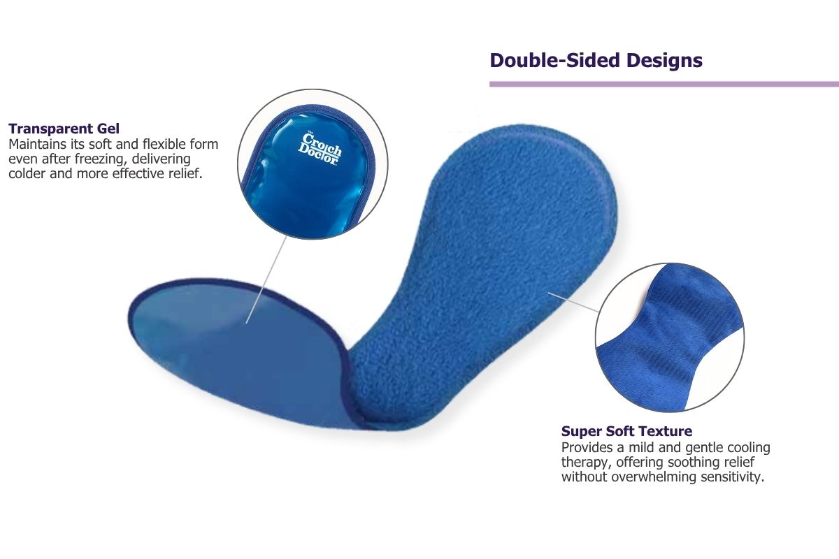 The Crotch Doctor's Reusable Perineal Cold Compress Design