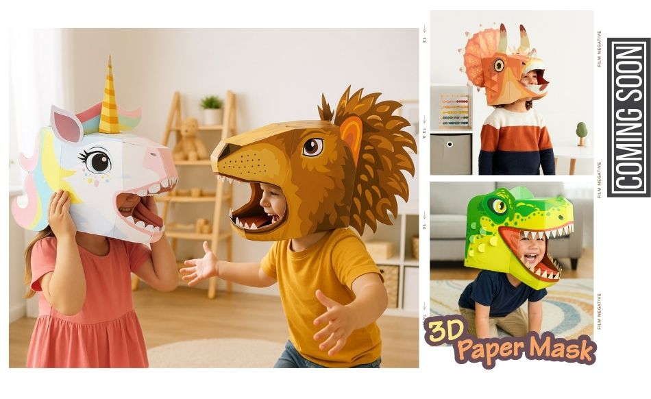 3D Paper Mask_Mobile_Banner