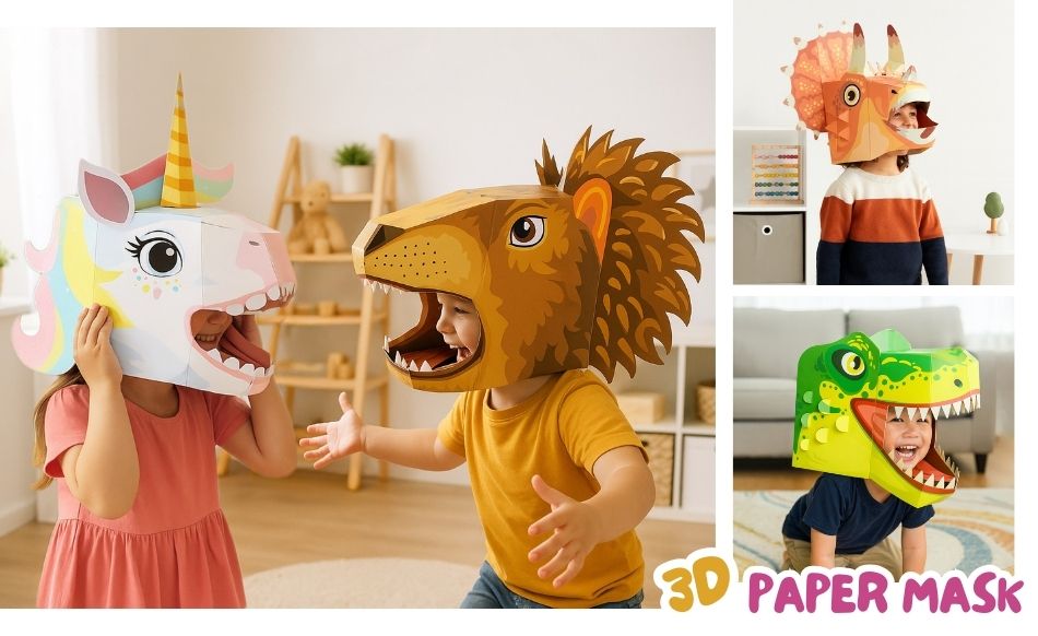 3D Paper Mask_Mobile_Banner_Image