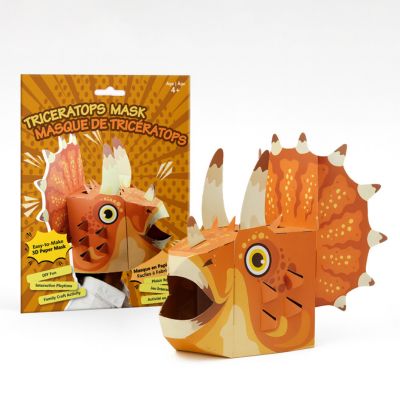 Triceratops Mask - 3D DIY Paper Craft kit
